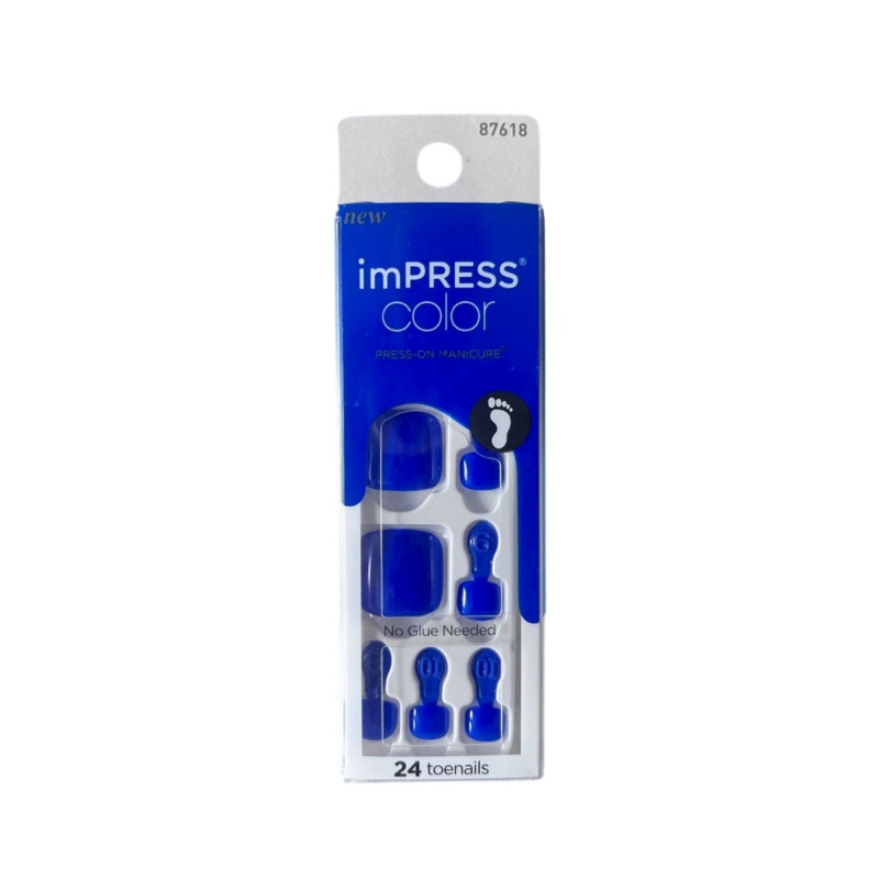 Kiss Impress Color 30 Toe Nails 87618 Summertime