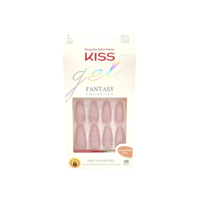 Kiss Gel Fantasy 28 Long Length Nails 84612