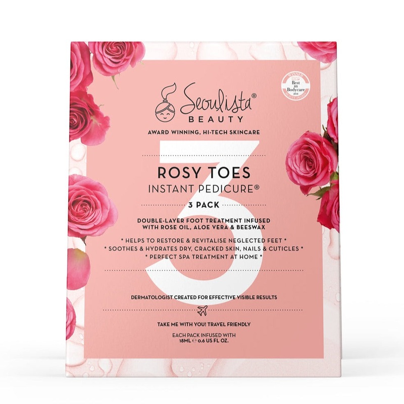 Rosy Toes Instant Pedicure 3 pack