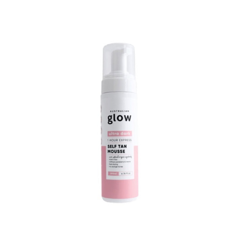 Australian Glow 1 Hour Express Self Tan Mousse Ultra Dark 200ml