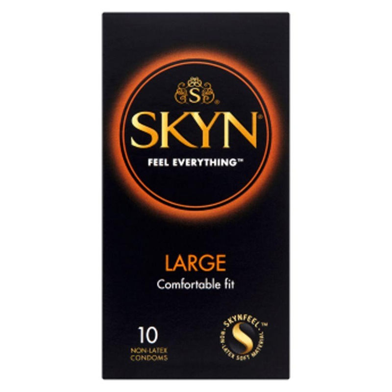 Skyn Large Condoms (Non-Latex) – 10 Pack