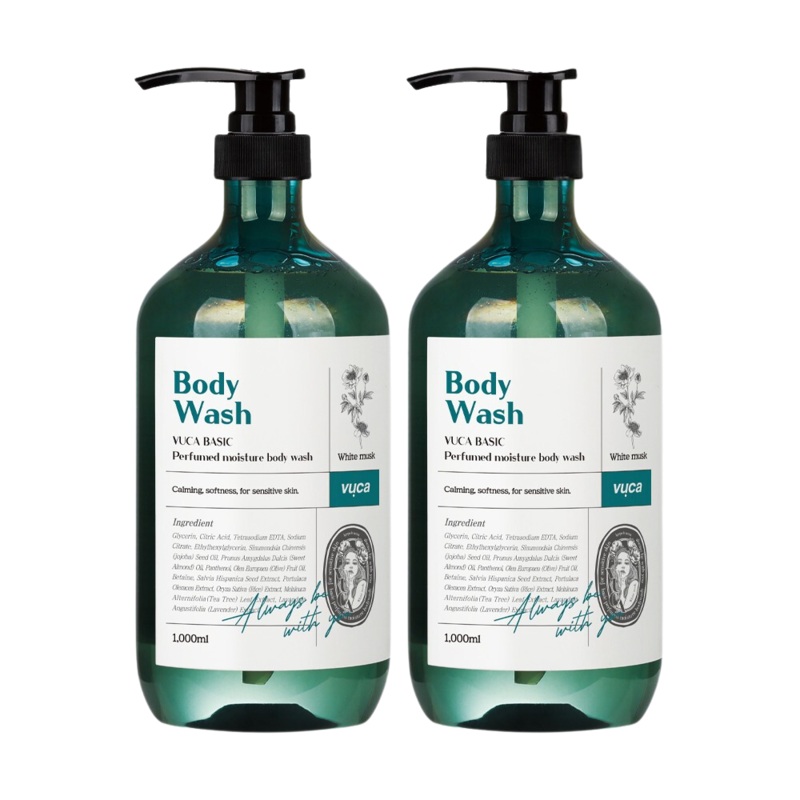 VUCA Basic Perfumed Moisture Body Wash 1000ml