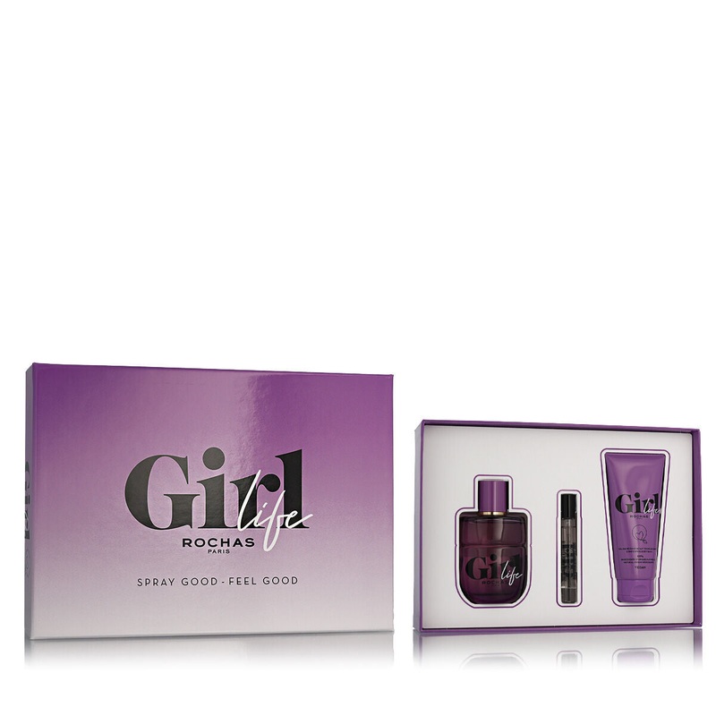 Women’s Perfume Rochas Girl Life EDP 3 Pieces