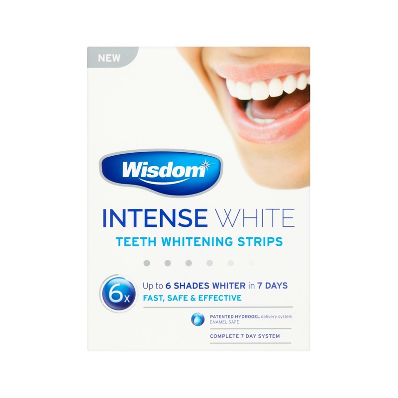 Intense White Teeth Whitening Strips 7 sachets