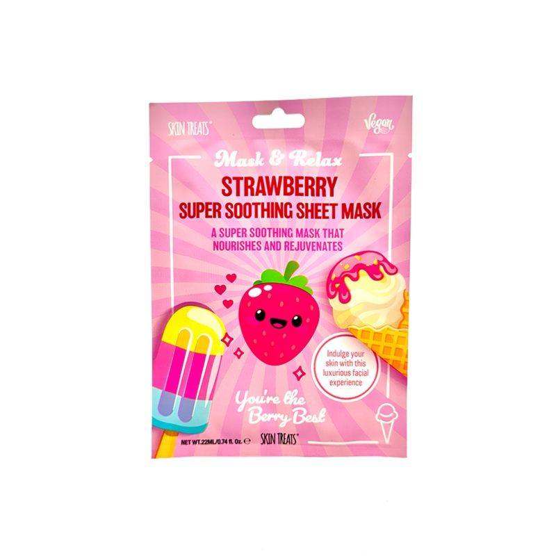 Skin Treats Strawberry Super Soothing Sheet Mask