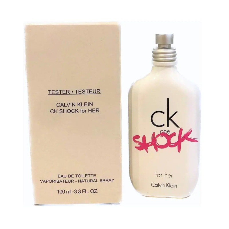 CK ONE SHOCK FOR HER EDT SPRAY 100ML TESTER