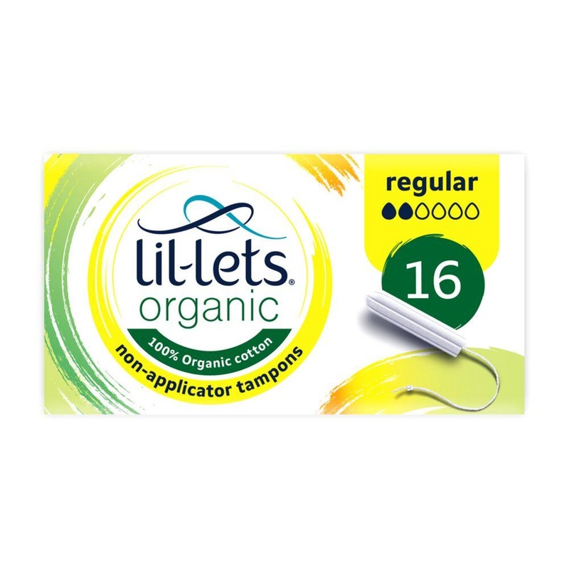 Organic Non-Applicator Tampons Regular 16 Pack