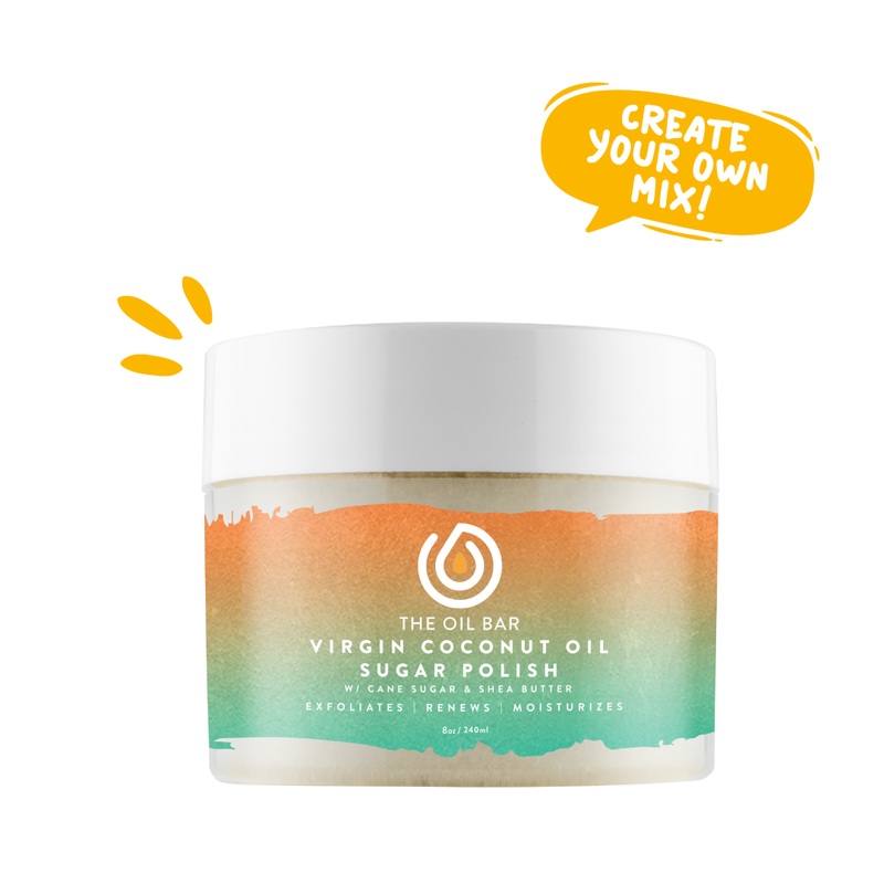 Virgin Coconut Oil Sugar Polish