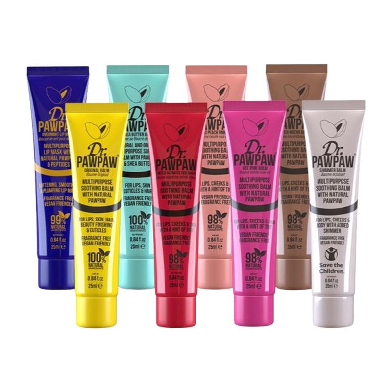 Dr.Pawpaw Tinted Color Balm 25ml Collection 8 colors Ultimate Red