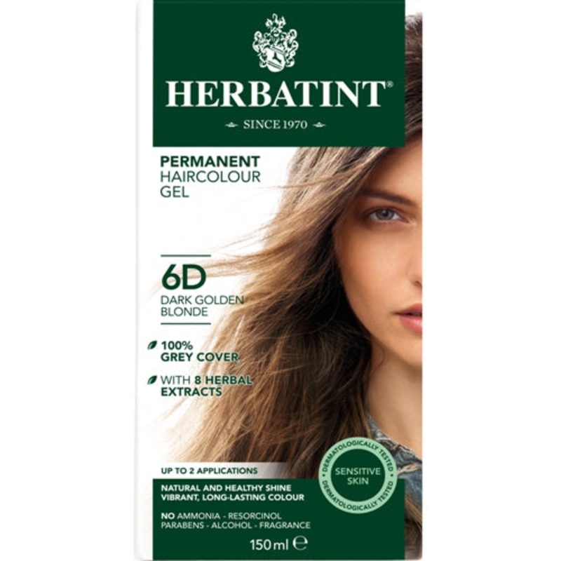 6D Dark Golden Blonde Permanent Hair Colour Gel 150ml