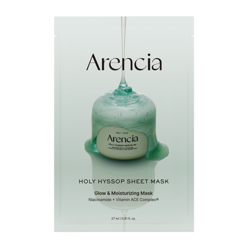 Arencia Holy Hyssop Mask Pack 27ml * 5ea