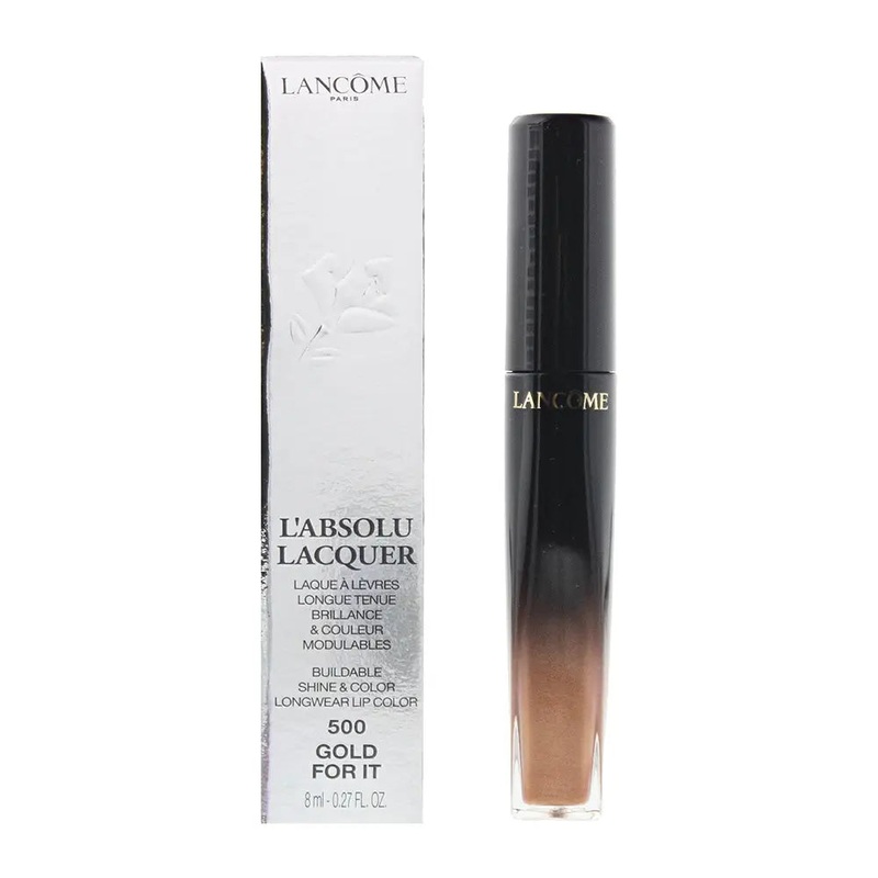 Lancme L’absolu Lacquer #500 Gold For It Lipstick 8ml
