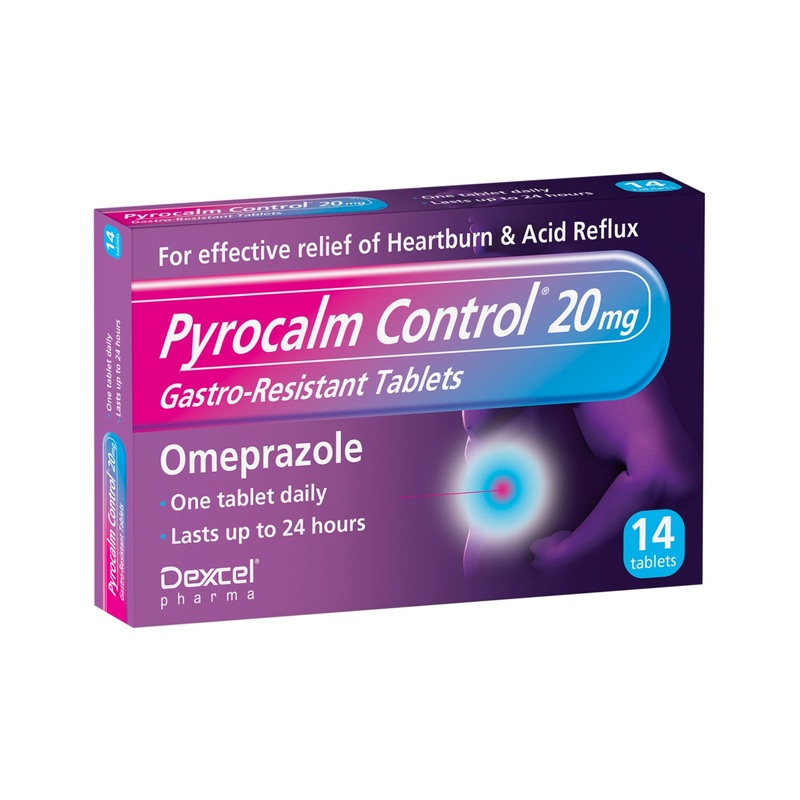 Pyrocalm Control 20mg Gastro-Resistant Tablets 14 tablets