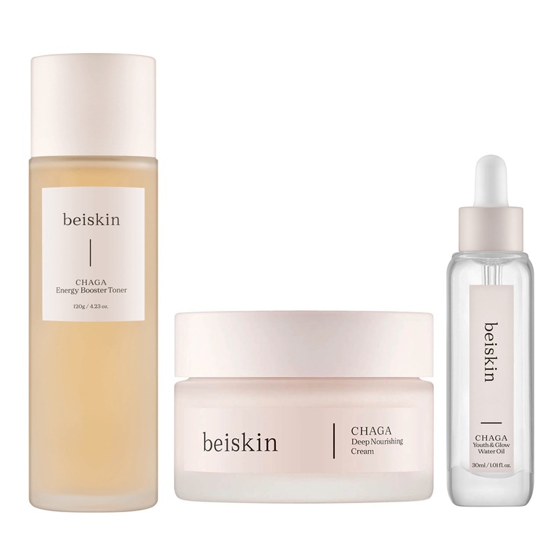 beiskin CHAGA 3pcs Set (Toner+Cream+Water Oil)