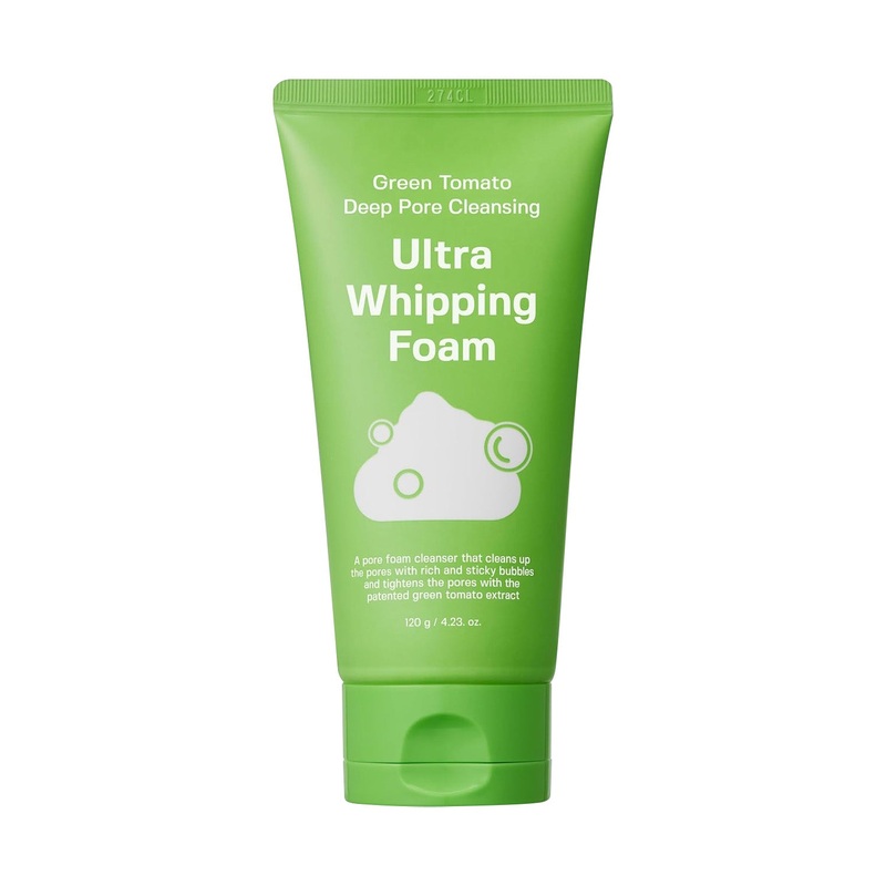 SUNGBOON EDITOR Green Tomato Deep Pore Cleansing Ultra Whipping Foam 120g