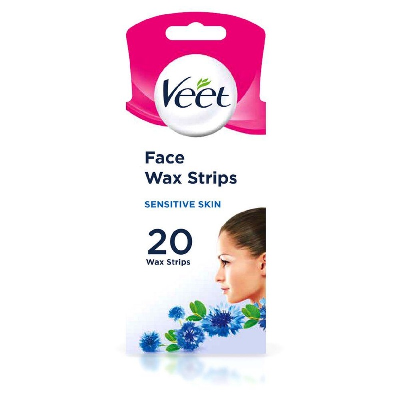 Face Wax Strips For Sensitive Skin 10 Double Sided Strips – 20 Pack