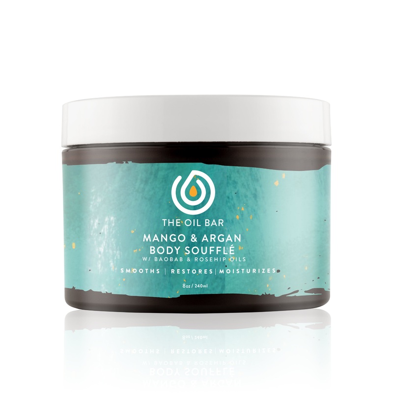 Lavender & Sweet Orange Essential Oils Aromatherapy Mango & Argan Body Souffl