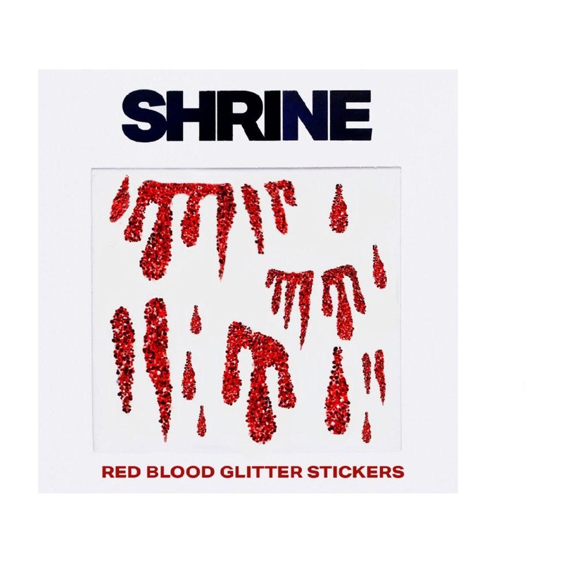 Glitter Blood Tears Red