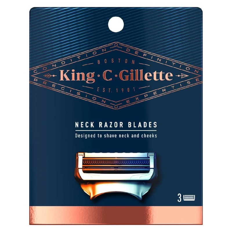 Pack Of 3 Neck Shaving Razor Blades