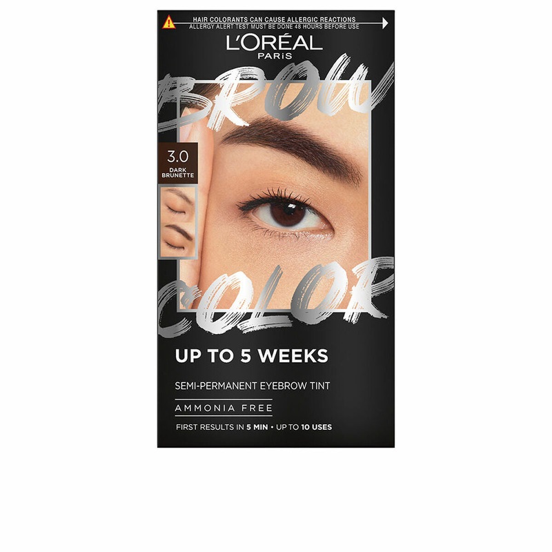 Eyebrow Tint L’Oreal Make Up BROW COLOR N 3.0 Dark brunette Semi-permanent 4 Pieces