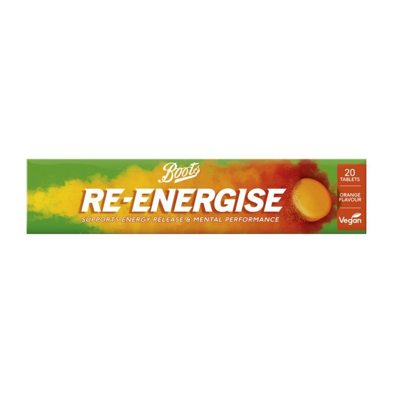 Re-Energise Orange 20 Effervescent Tablets