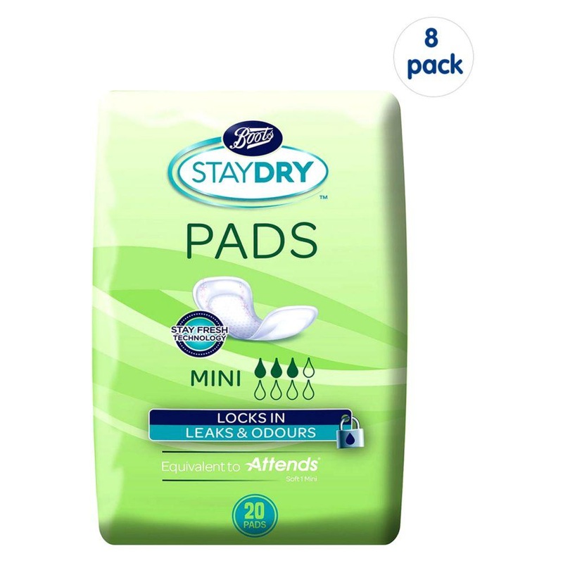 Mini Pads For Light Incontinence 8 Pack Bundle  160 Liners