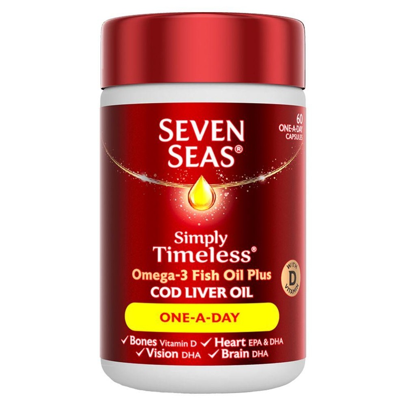 Simply Timeless Cod Liver Oil One-A-Day – 60 Capsules