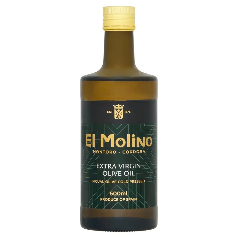 El Molino Extra Virgin Olive Oil 500ml Cold Pressed Picual Olives Made in Spain