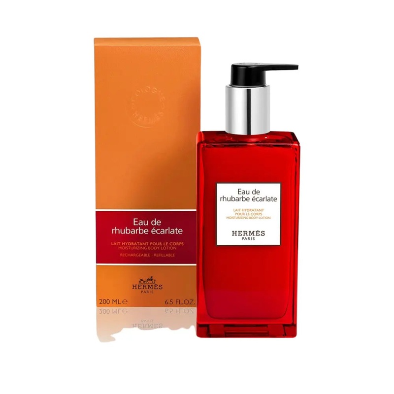 Herms Eau De Rhubarbe carlate Moisturizing Body Lotion 200ml