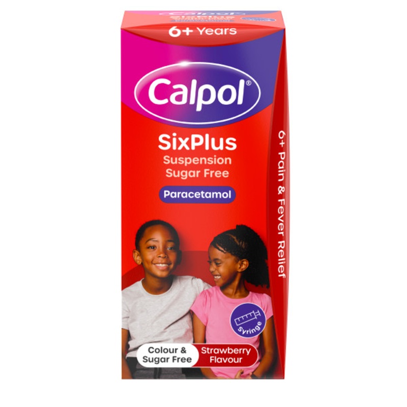 SixPlus Paracetamol Suspension Sugar Free 80ml