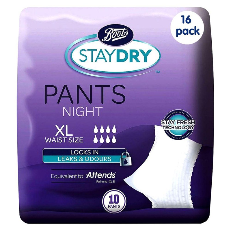 Staydry Night Pants Xl – 160 Pants (16 Pack Bundle)