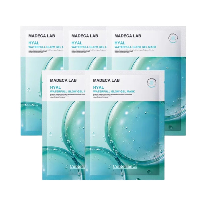 Centellian24 Madeca Lab Hyal Waterful Glow Gel Mask Pack (5 sheets)