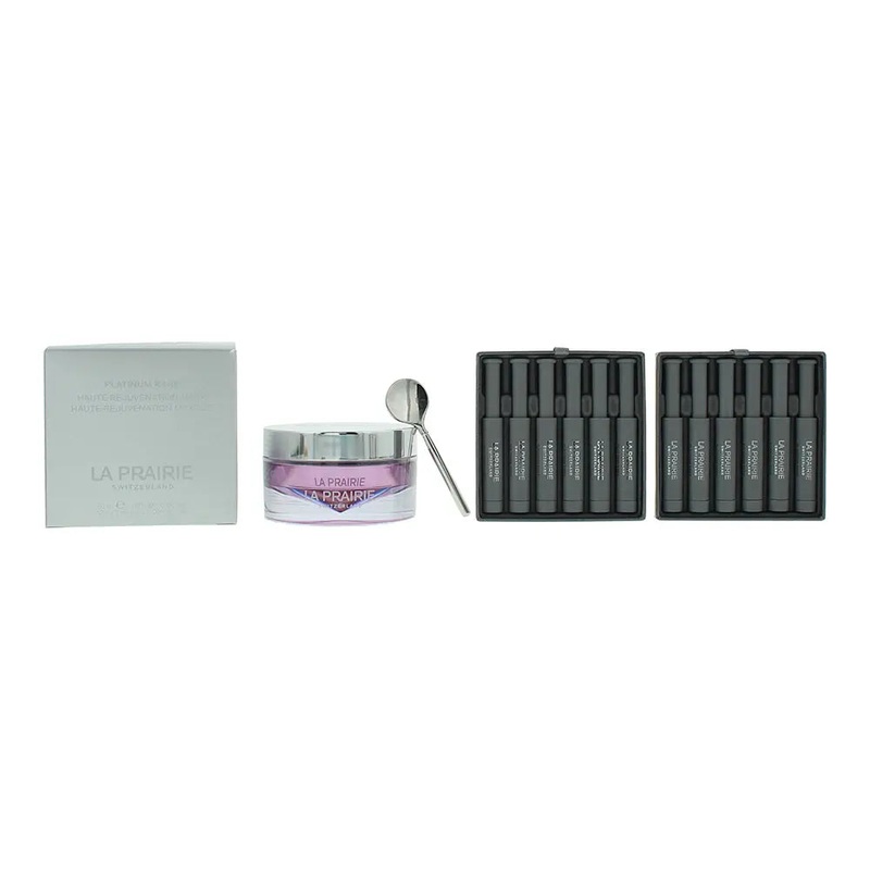 La Prairie Platinum Rare Haute-Rejuvenation 2 Piece Gift Set: Overnight Mask 20ml – Serum 12 x 0.7ml