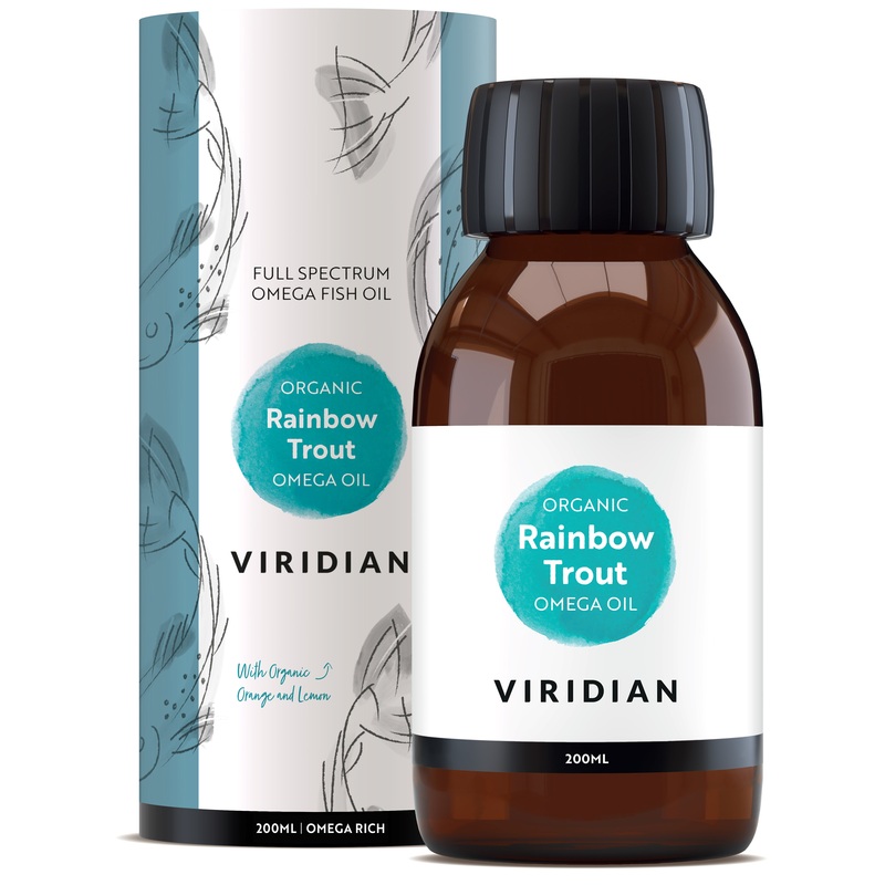 100% Organic Scandinavian Rainbow Trout Oil 200ml