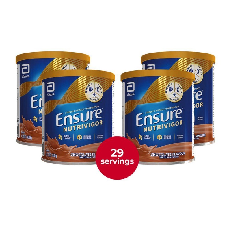 Nutrivigor Shake Chocolate Flavour Bundle- 400G X 4