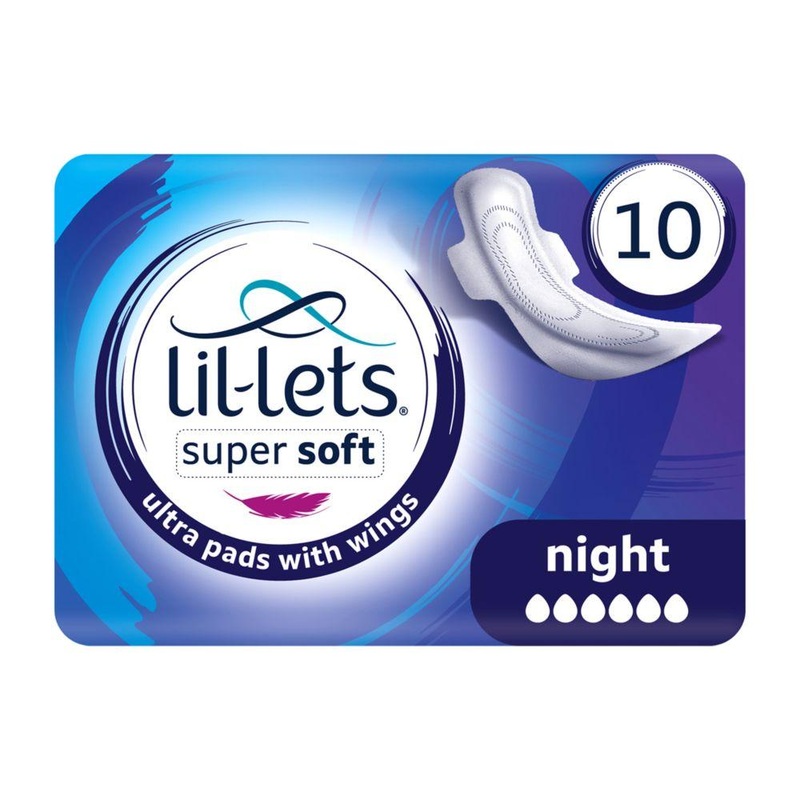 Super Soft Sanitary Towels (Ultra-Thin)  Night  10 Pack