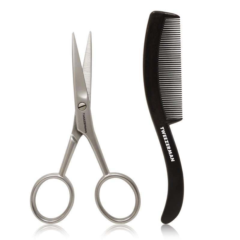 Tweezerman Gear Moustache Scissor & Comb 1 unit