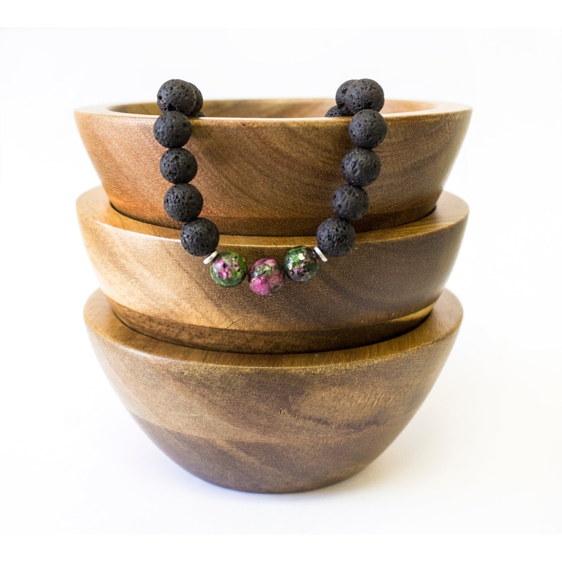 Diffuser Bracelet: Ruby Zoisite