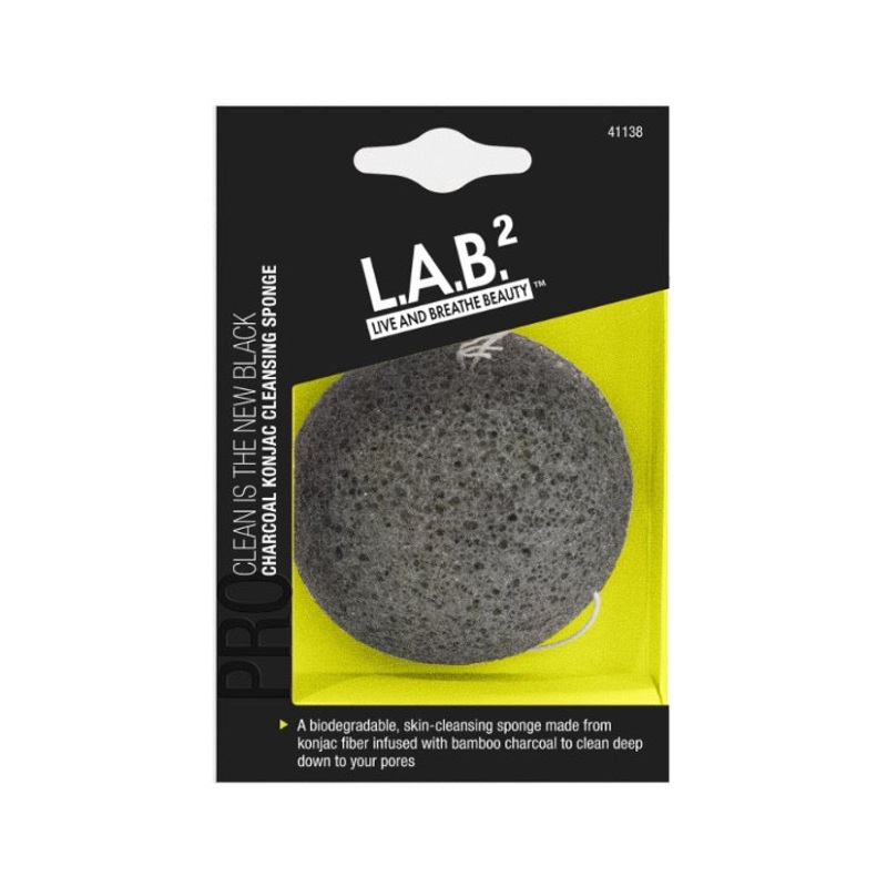 L.A.B.2 Charcoal Konjac Sponge