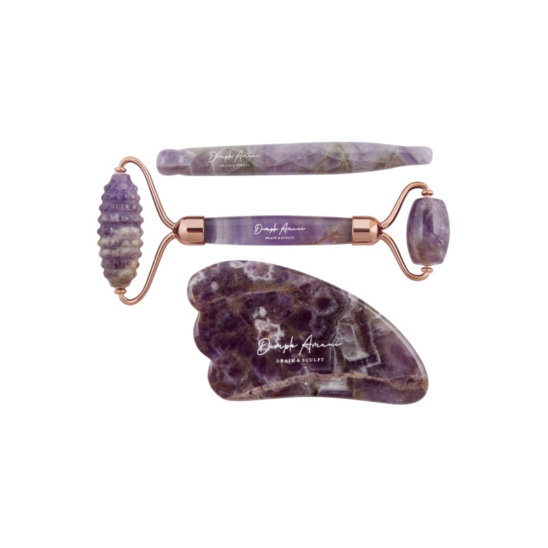 Violet Guasha + Roller Set + Reflex Pen