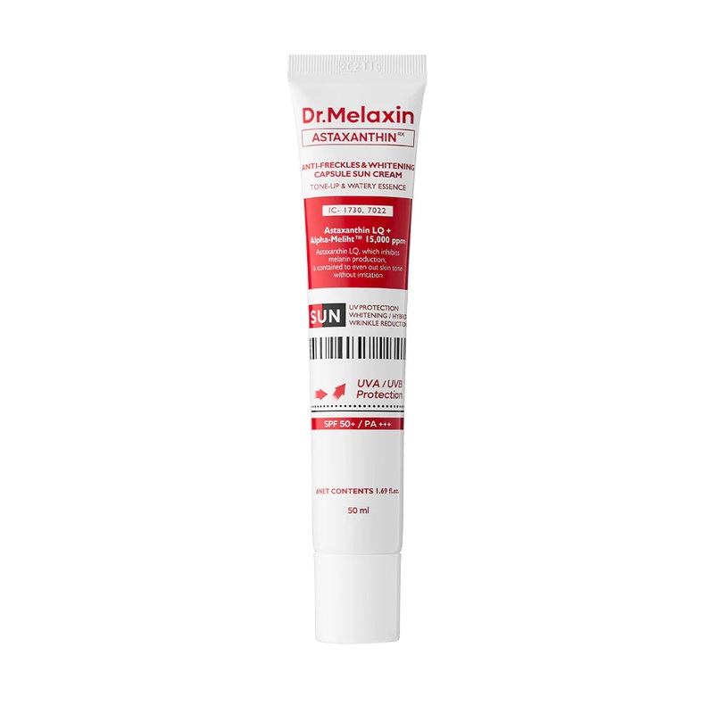 Dr.Melaxin Astaxanthin Anti-Freckles & Whitening Capsule Sunscreen SPF50+ / PA+++ 50ml