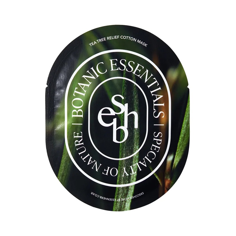 essenherb  Tea Tree Relief Cotton Mask 5ea
