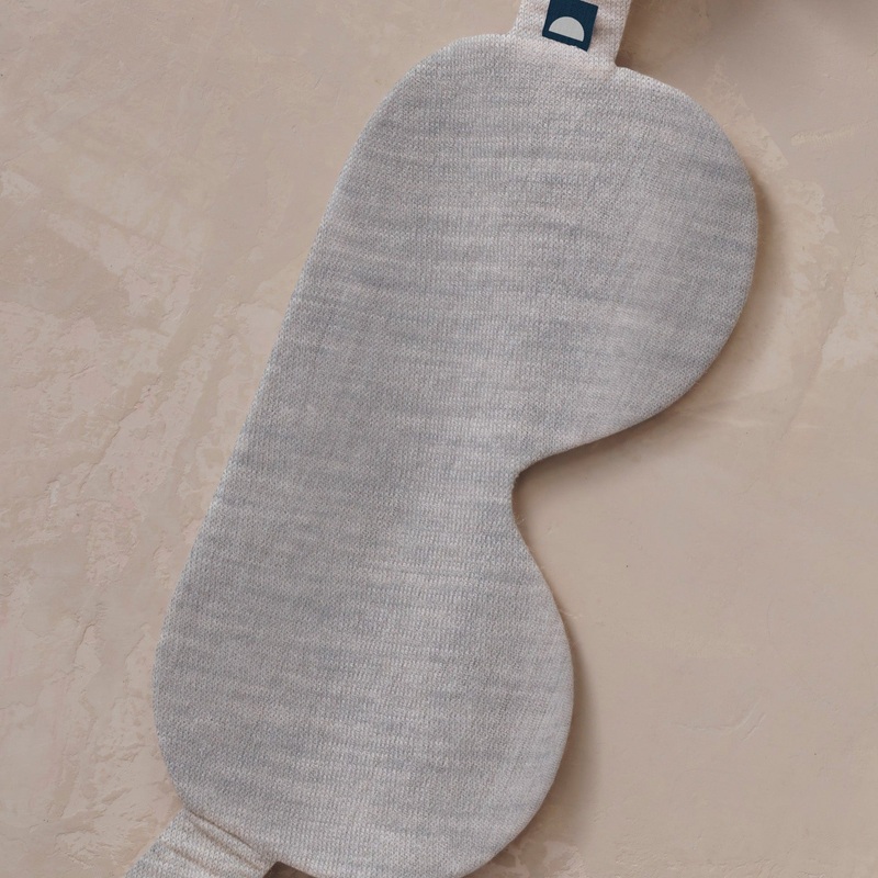 Merino Jersey Sleep Mask – Speckled Granite
