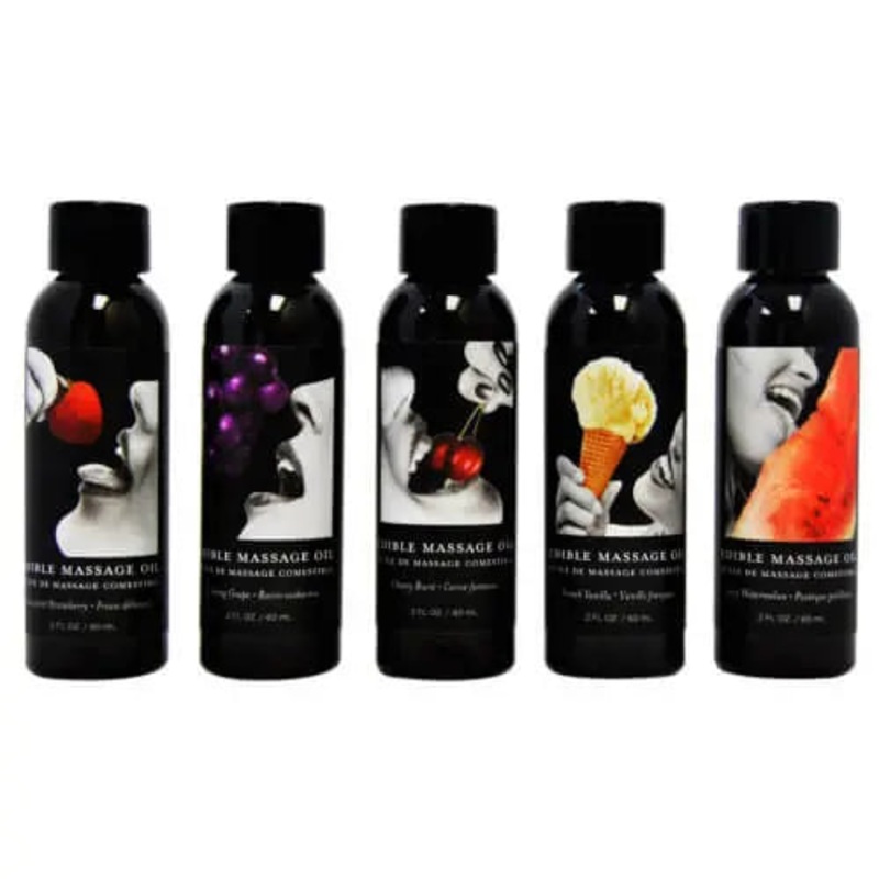 Earthly Body Edible Massage Oil 2oz Cherry