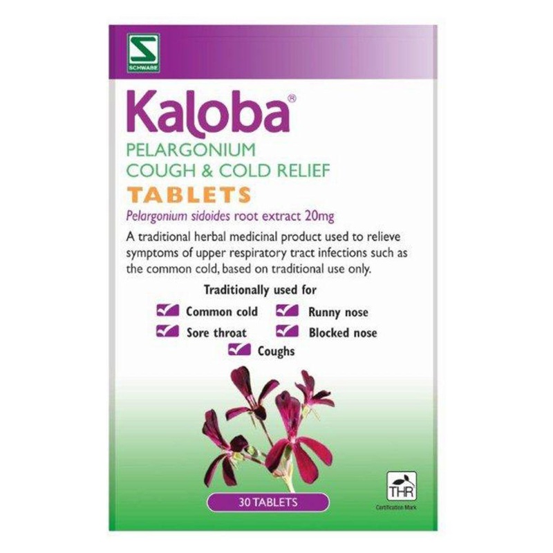 Pelargonium Kaloba Cough And Cold Relief Tablets – 30
