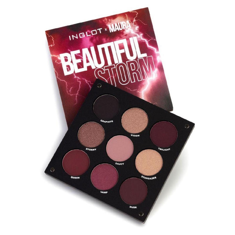 X Maura Fire Eyeshadow Palette Beautiful Storm