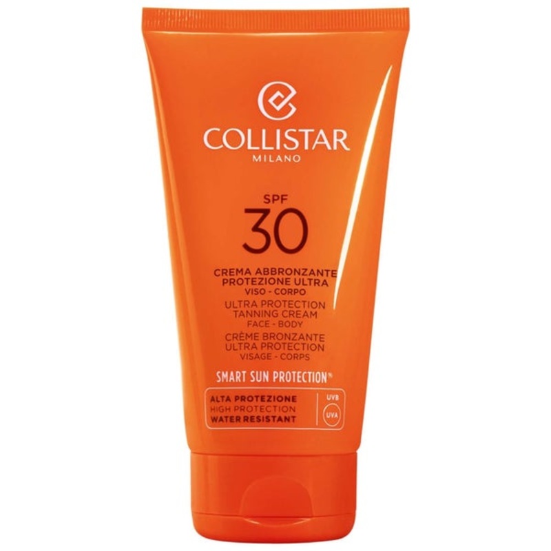 Collistar Sun Tan SPF30 Ultra Protection Tanning Cream Face-Body 150ml