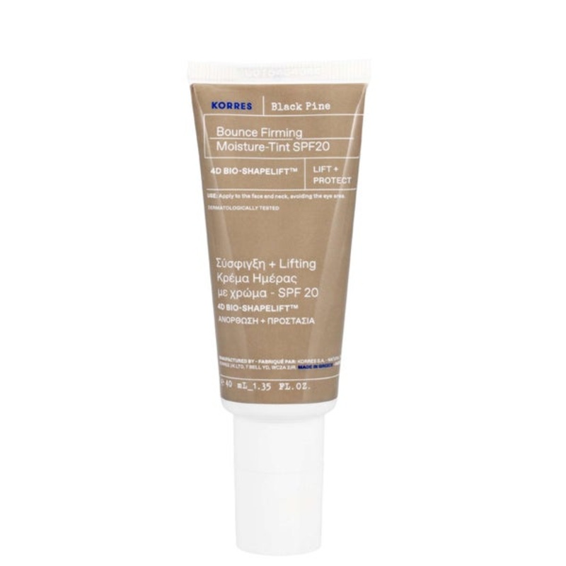 KORRES Face Care Black Pine 4D BioShapeLift Bounce Firming Tinted Moisturiser SPF20 40ml