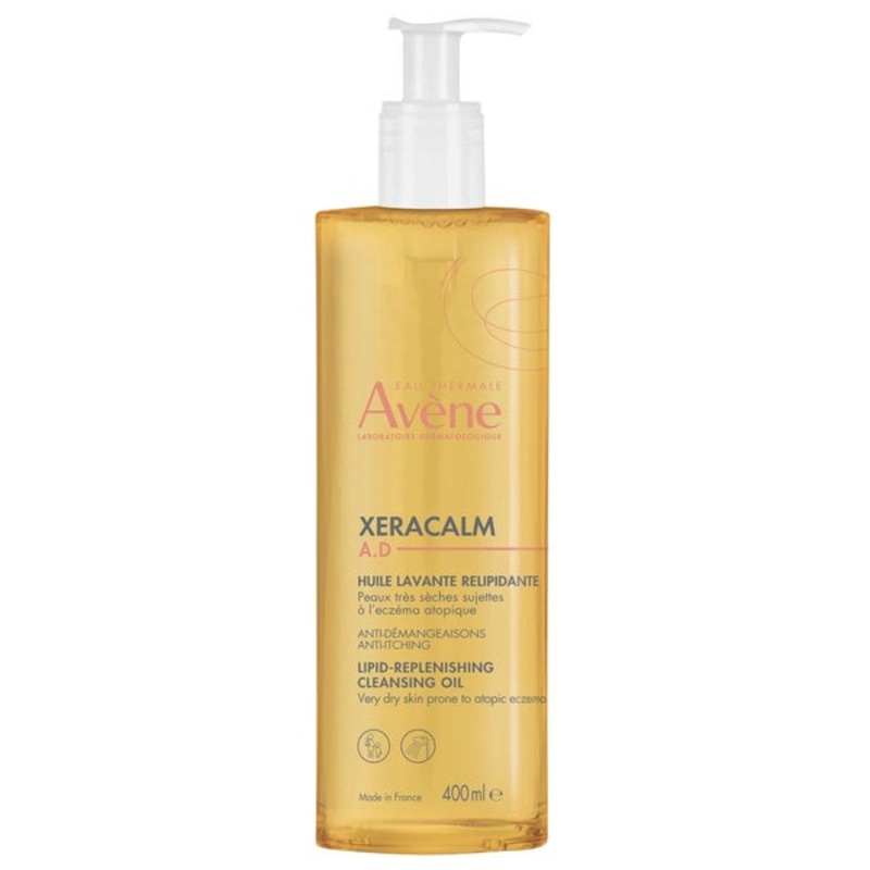 Avne Face XeraCalm A.D. Lipid-Replenishing Cleansing Oil for Dry, Itchy Skin 400ml