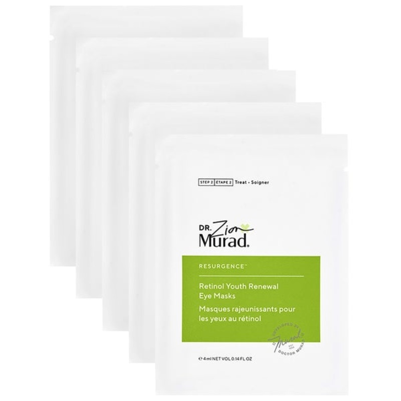 Murad Masks & Peels Resurgence: Retinol Youth Renewal Eye Masks 5 Pairs